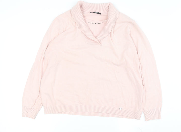 Gollehaug Women's Pink Pullover Jumper, Size 18