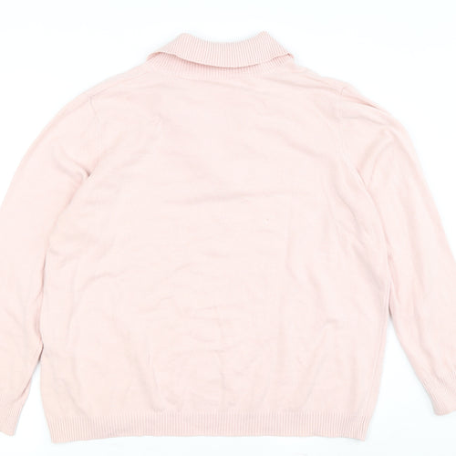 Gollehaug Women's Pink Pullover Jumper, Size 18
