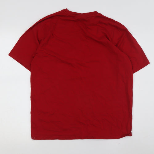 Peter Storm Men's Red Graphic T-Shirt, Medium, Cotton