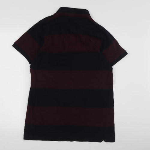 French Connection Men's Multicoloured Polo, L, Striped