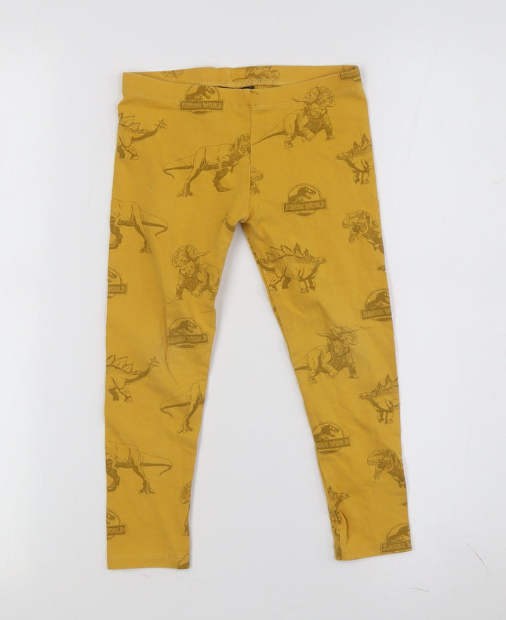 Jurassic World Boys Yellow Pyjama Pants 5-6 Years