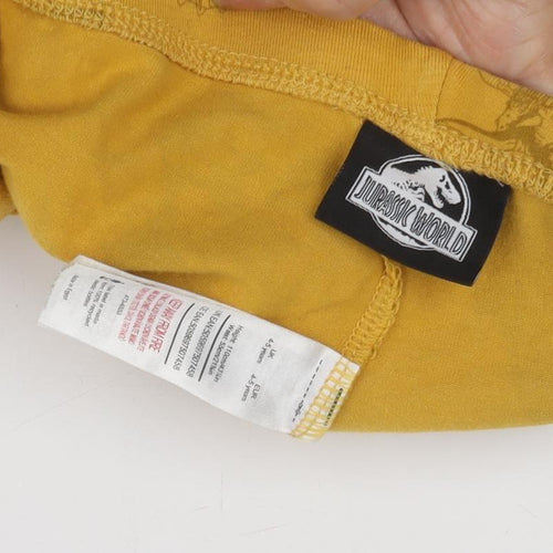 Jurassic World Boys Yellow Pyjama Pants 5-6 Years