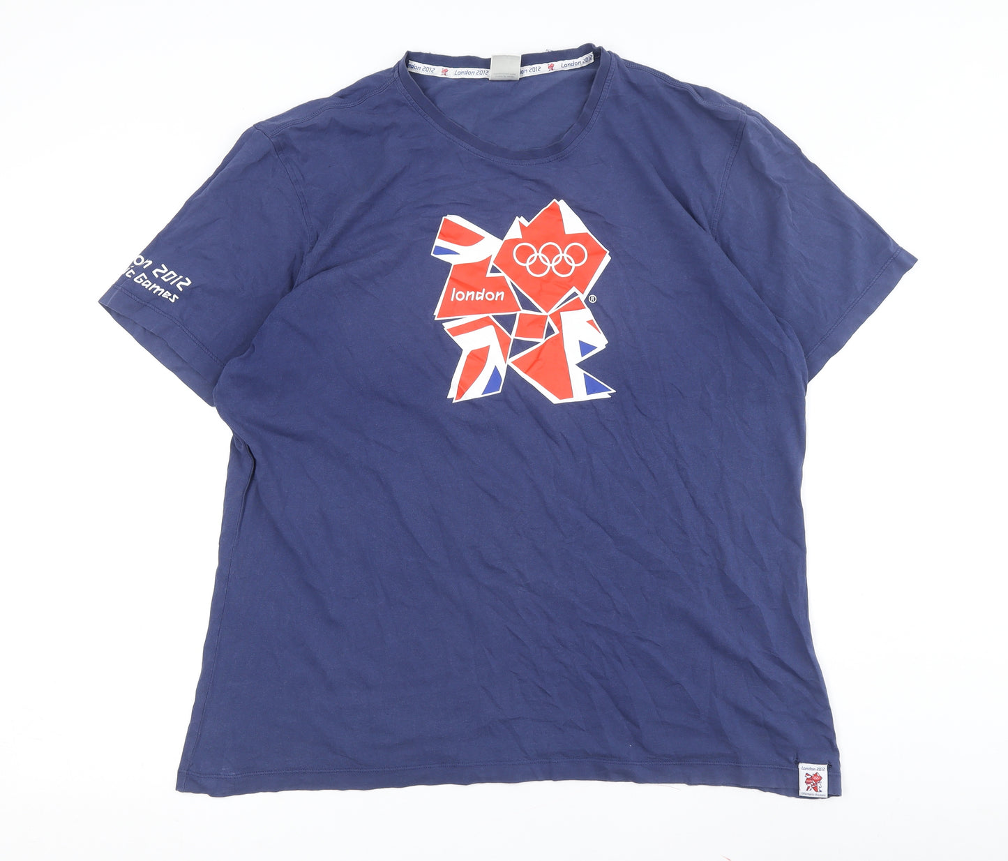2012 Olympics Men's Blue London XL T-Shirt, Sports Fan Tee