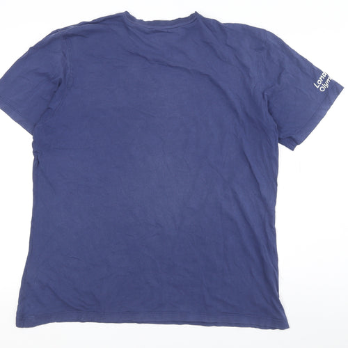 2012 Olympics Men's Blue London XL T-Shirt, Sports Fan Tee