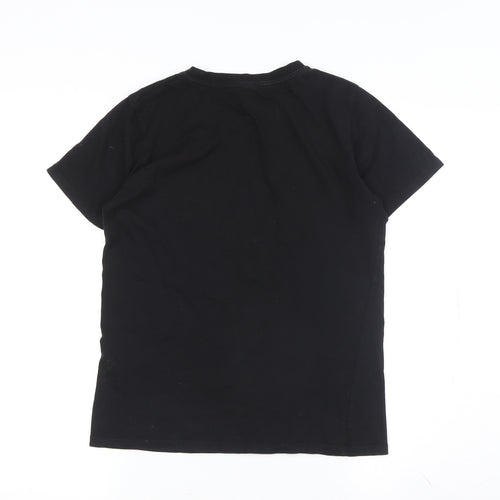 Hype Girls Black Graphic Print T-Shirt 13 Years