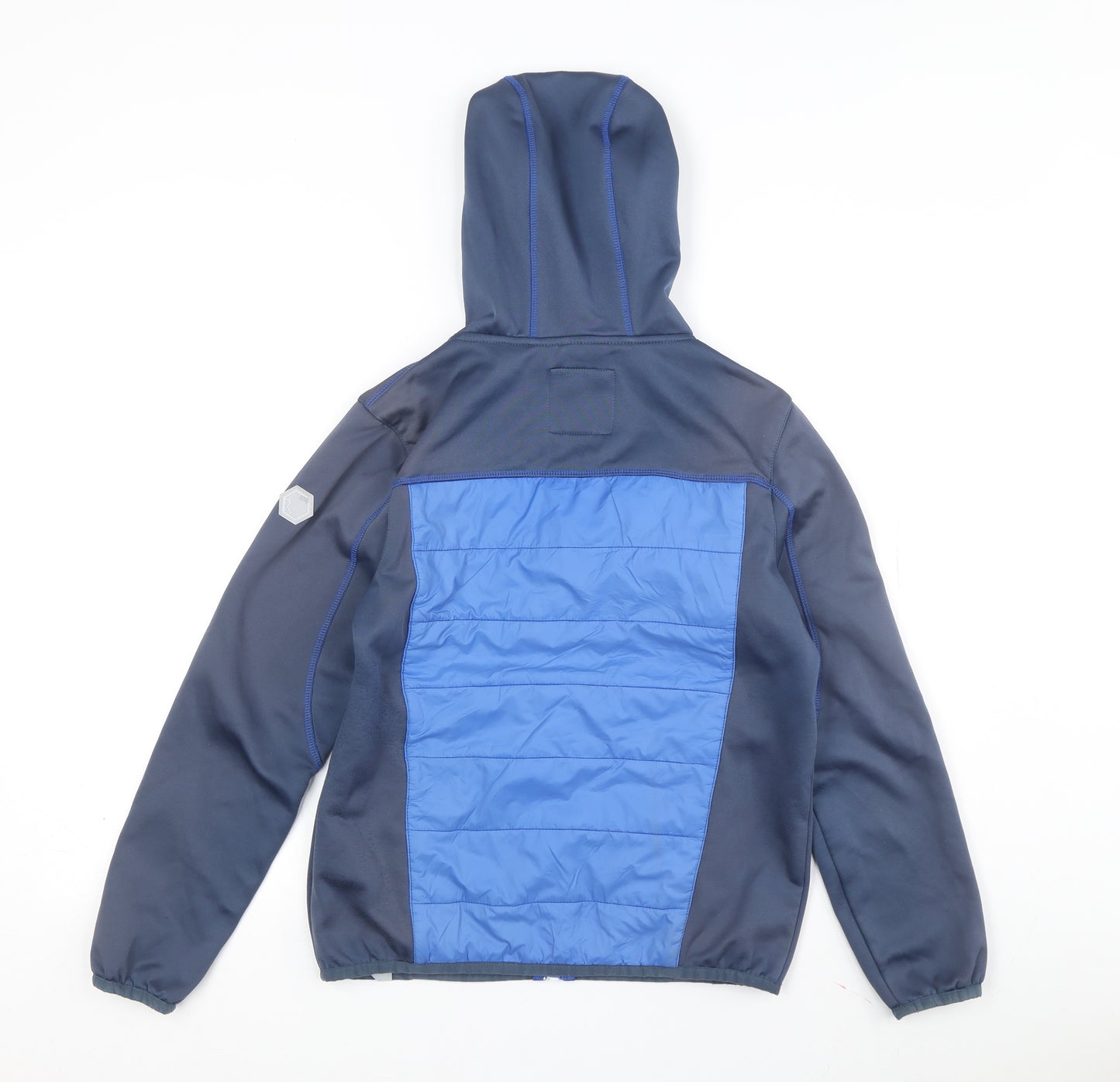 Regatta Boys Blue Hooded Jacket 13 Years Lightweight