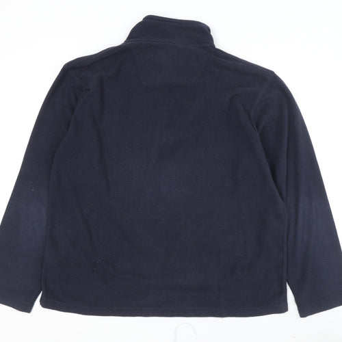 Regatta Men's Blue 1/4 Zip Fleece Sweatshirt XL
