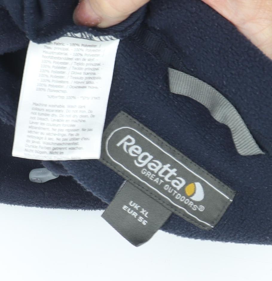 Regatta Men's Blue 1/4 Zip Fleece Sweatshirt XL