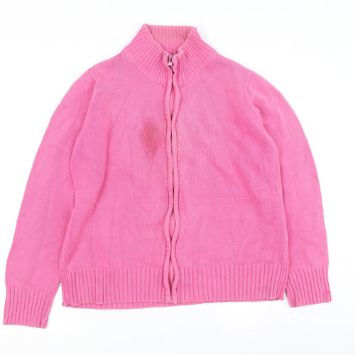 EWM Pure Classics Women's Pink Full Zip Jumper L