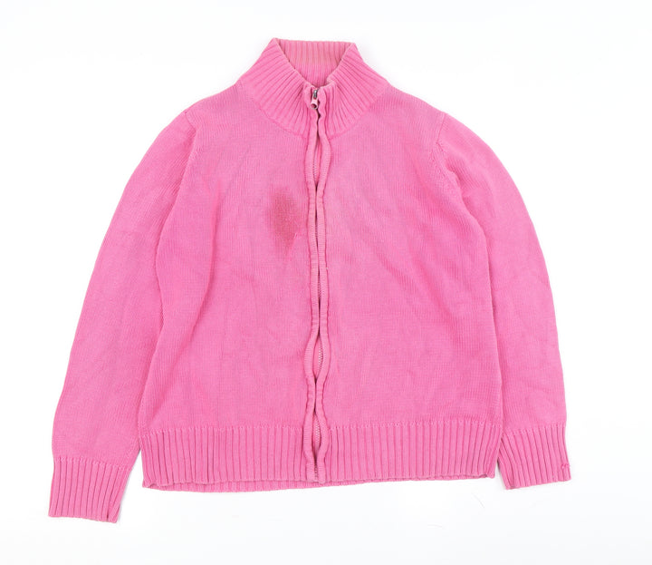 EWM Pure Classics Women's Pink Full Zip Jumper L
