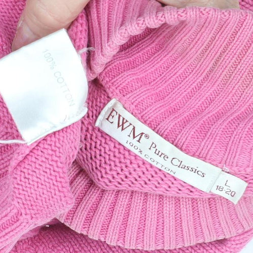 EWM Pure Classics Women's Pink Full Zip Jumper L