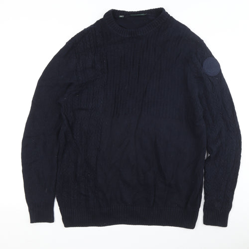 Rodd & Gunn Men's Black Cotton Pullover Jumper L