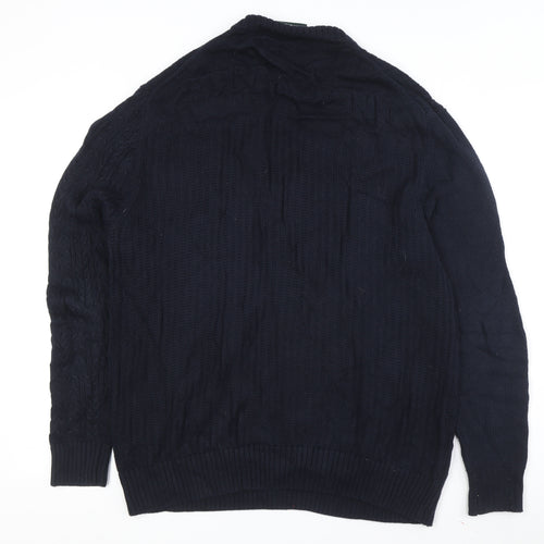 Rodd & Gunn Men's Black Cotton Pullover Jumper L