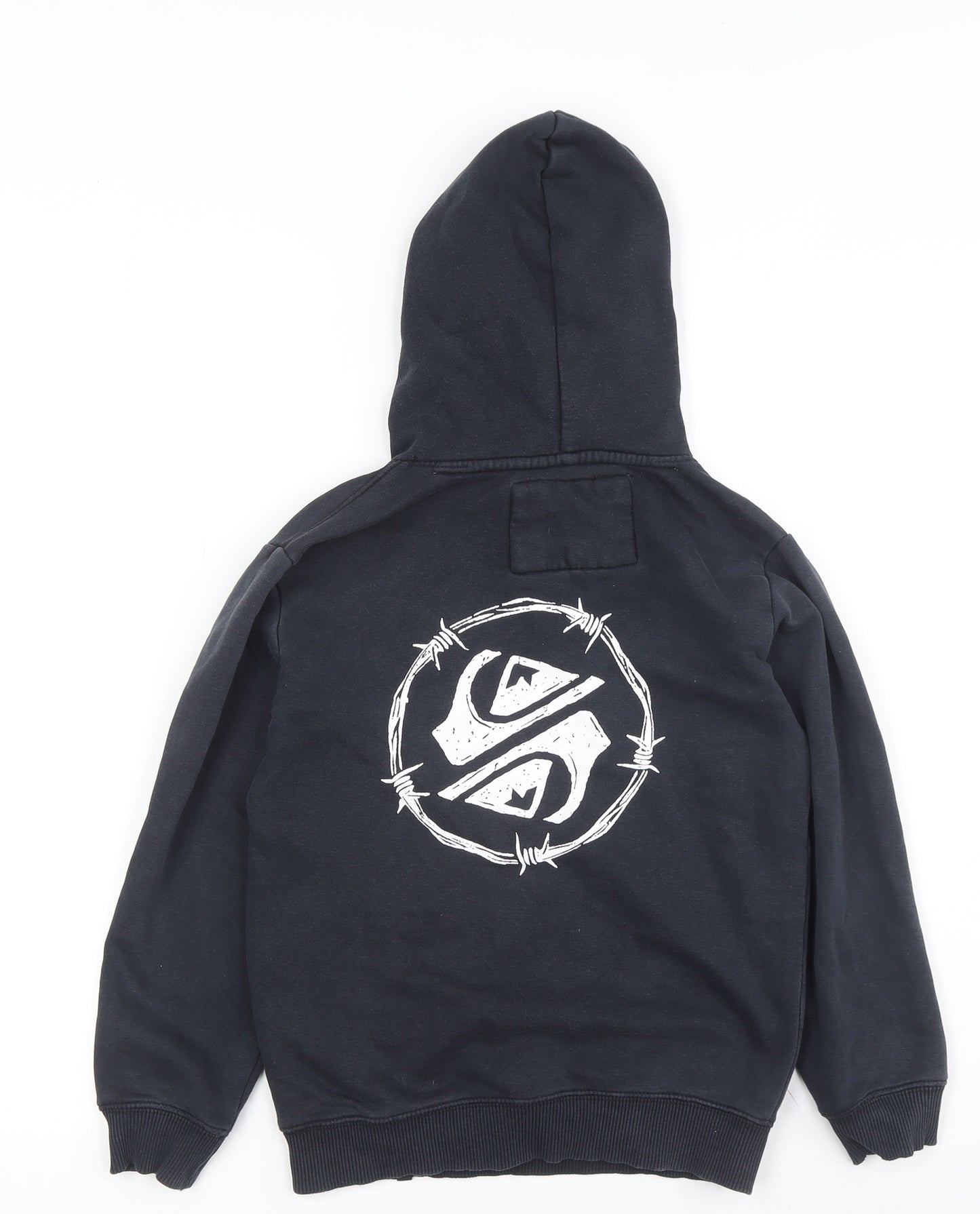 Quiksilver Boys Black Pullover Hoodie Size 12