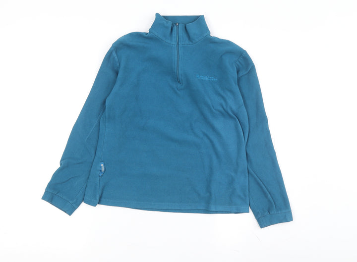 Mountain Warehouse Boys Blue 1/2 Zip Fleece Sweatshirt, 10 Years