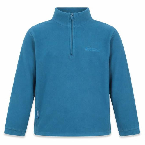Mountain Warehouse Boys Blue 1/2 Zip Fleece Sweatshirt, 10 Years