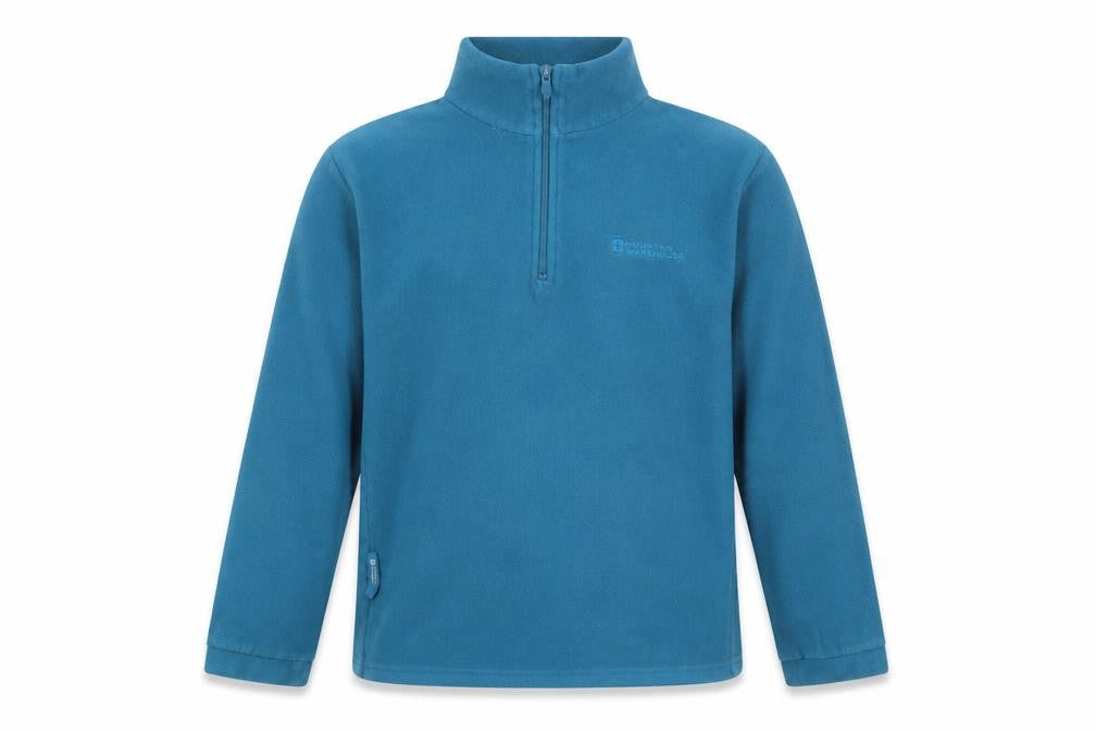 Mountain Warehouse Boys Blue 1/2 Zip Fleece Sweatshirt, 10 Years