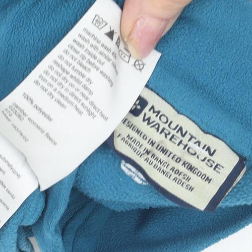 Mountain Warehouse Boys Blue 1/2 Zip Fleece Sweatshirt, 10 Years