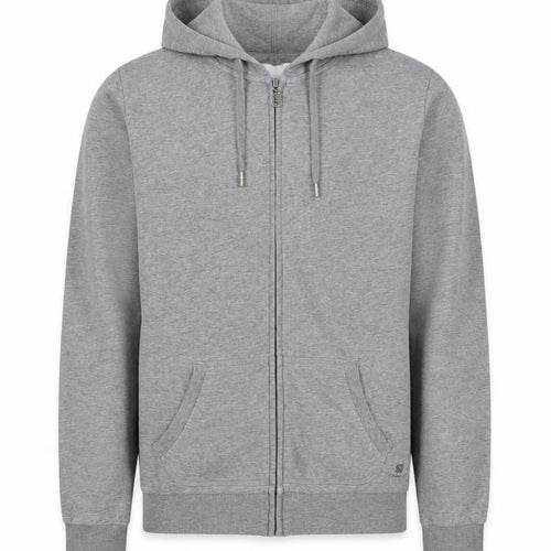 Domyos Grey Full Zip Hoodie, Unisex S, All Seasons