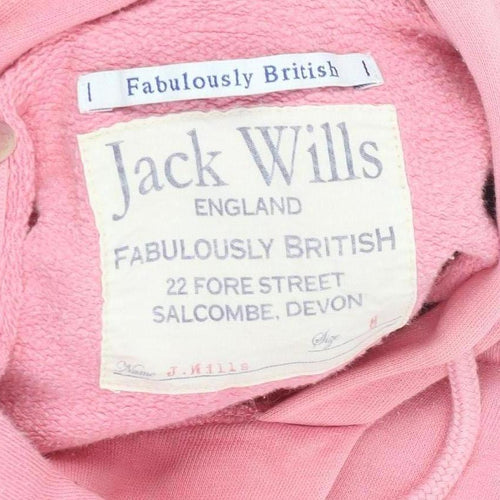 Jack Wills Women’s Pink Pullover Hoodie M