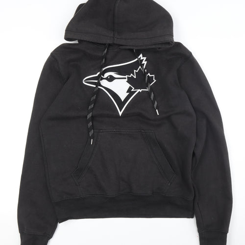 Branded Men's Black Hoodie - Medium, Sports Stylish Logo