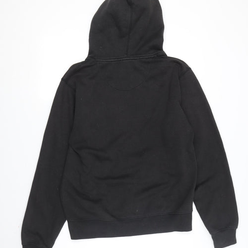Branded Men's Black Hoodie - Medium, Sports Stylish Logo