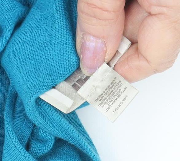 LOFT Women's Blue Cardigan M Cotton Casual Lightweight