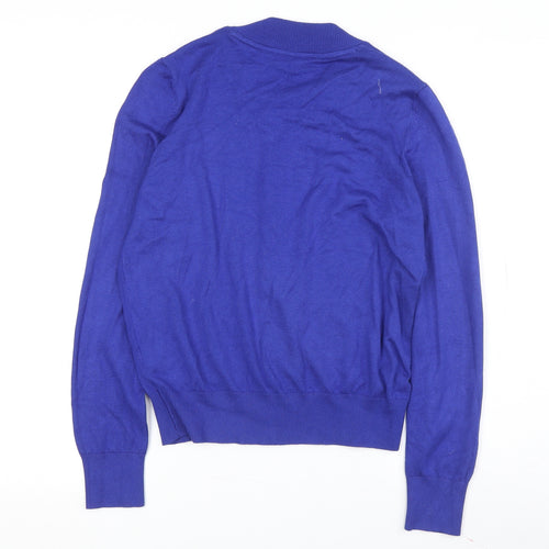 Red Herring Women's Blue Full Zip Jumper Size 14