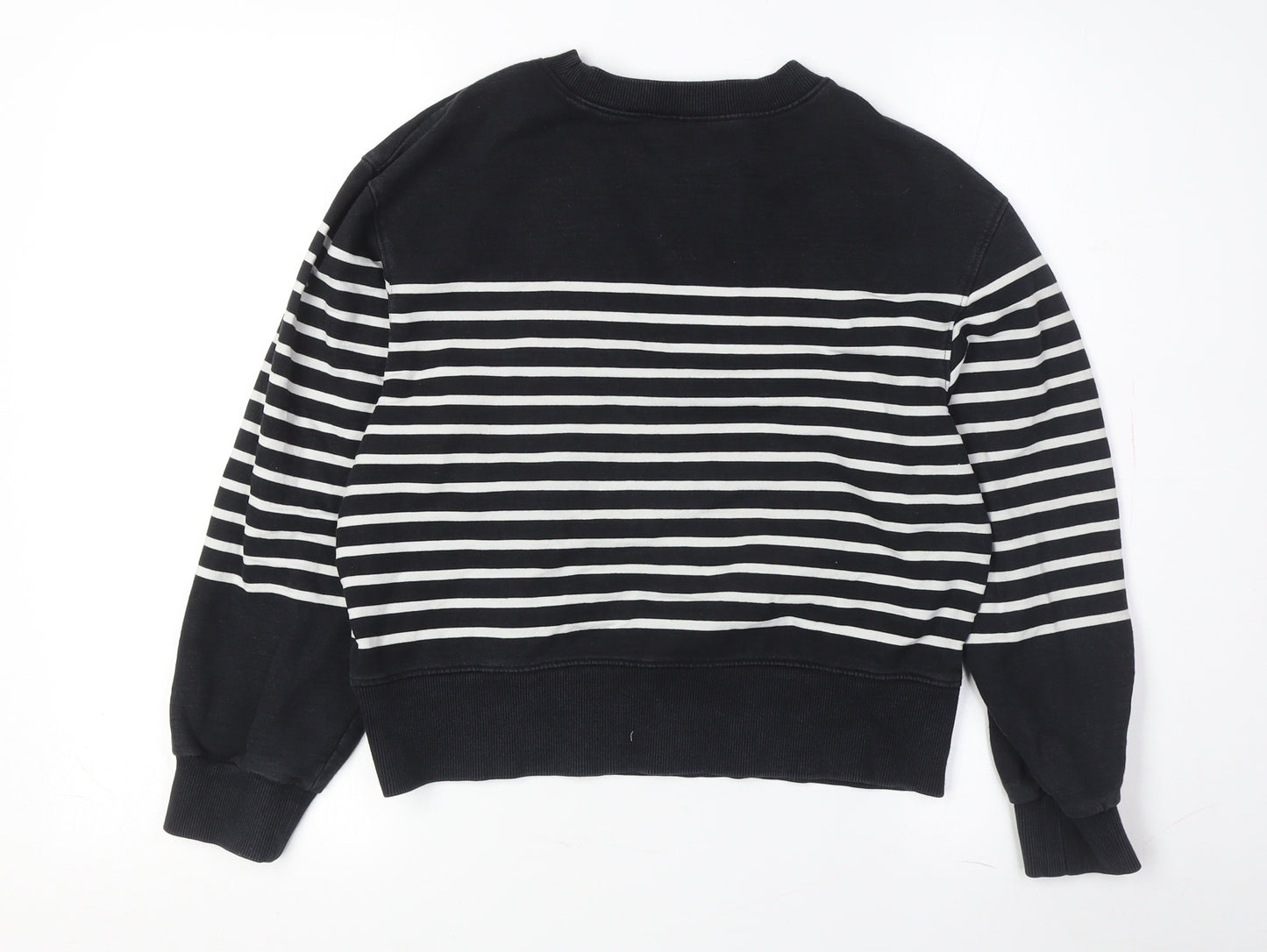 & Other Stories Women's Black XS Striped Sweatshirt