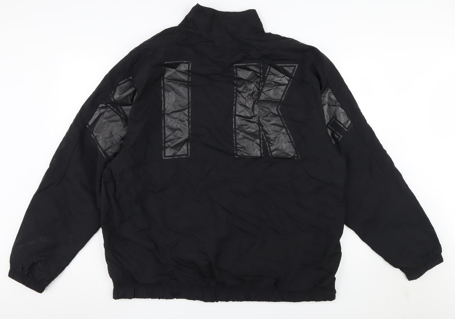 Nike Men's Black Windbreaker Jacket L