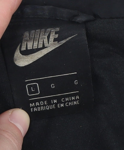 Nike Men's Black Windbreaker Jacket L