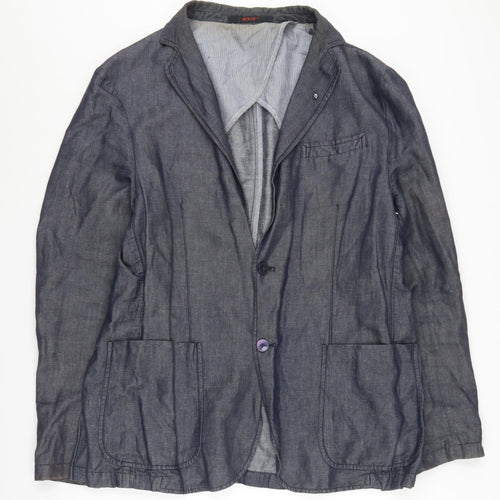 AT.P.CO Men's Blue Blazer, Size 26, Casual Spring Blazer
