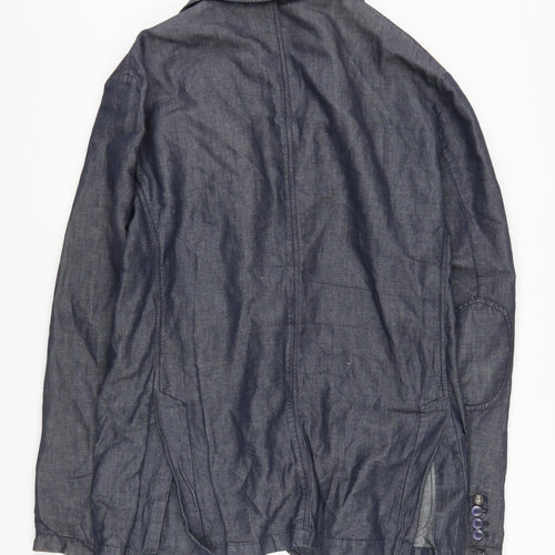 AT.P.CO Men's Blue Blazer, Size 26, Casual Spring Blazer