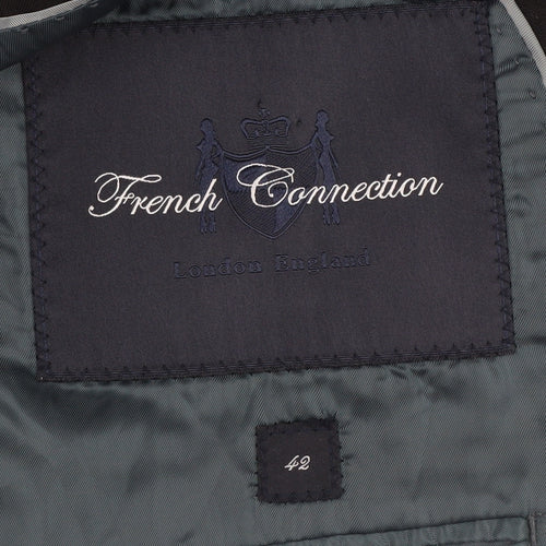 French Connection Men's Black Blazer Size 42R