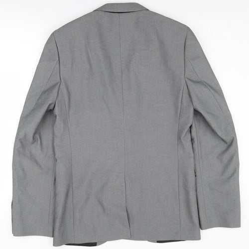 Ventuno 21 Men's Grey Long Blazer Size 38L
