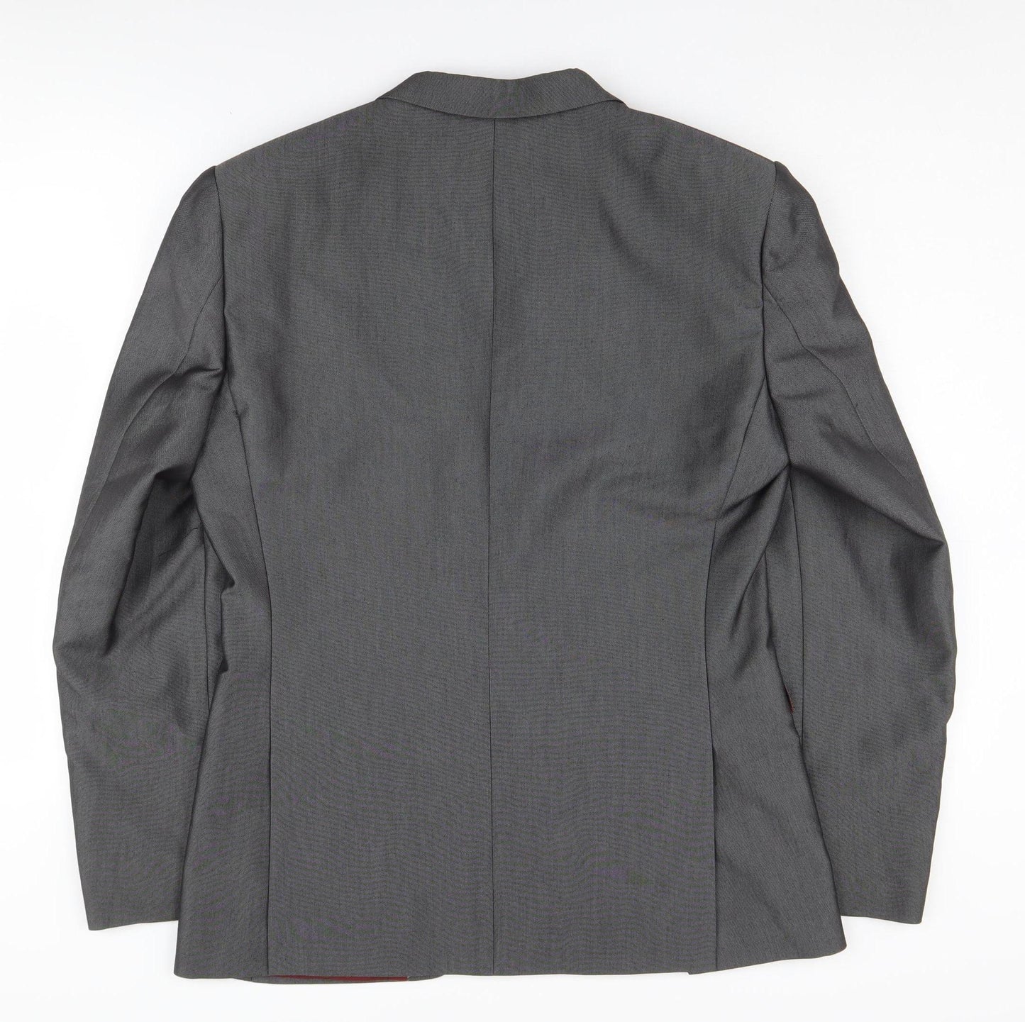 Next Men's Grey Blazer Size 40R Regular Fit