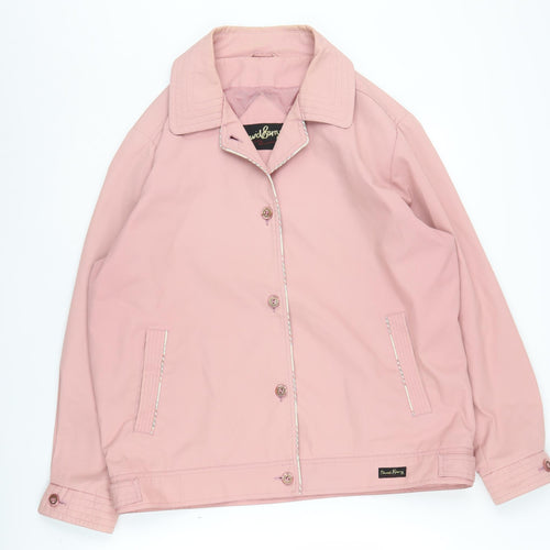 David Barry Women's Pink Basic Jacket Size 16