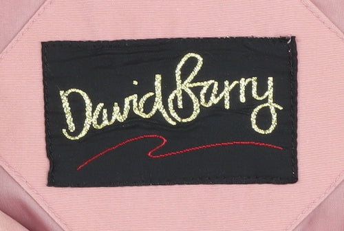 David Barry Women's Pink Basic Jacket Size 16