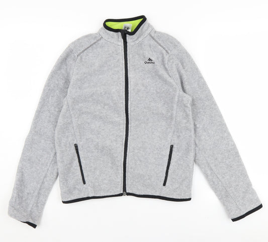 Quechua Boys Grey Fleece Jacket 11-12 Years