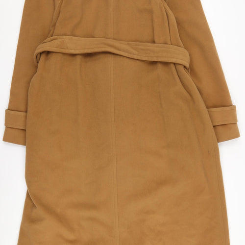Long Tall Sally Brown Wool Cashmere Women's Coat Size 12