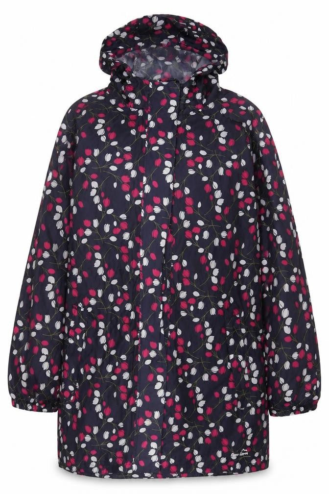 Front view of Peter Storm Women's Multicoloured Floral Rain Jacket, size 16