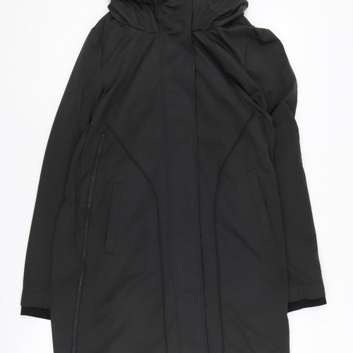 Sandwich Women's Black Long Hooded Coat Size 6