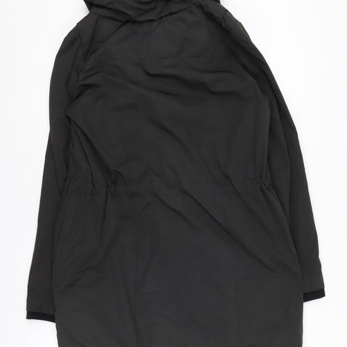 Sandwich Women's Black Long Hooded Coat Size 6
