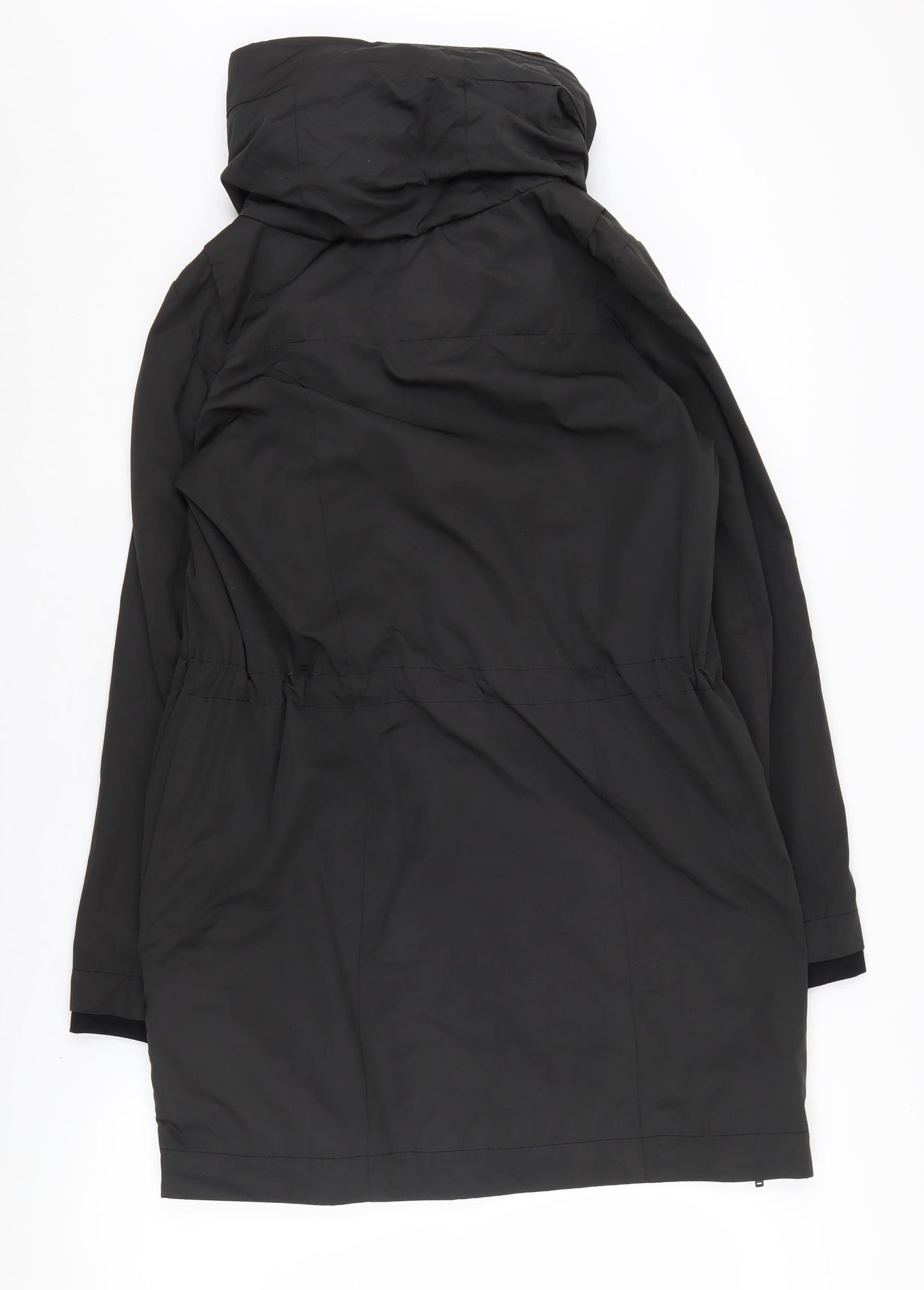 Sandwich Women's Black Long Hooded Coat Size 6