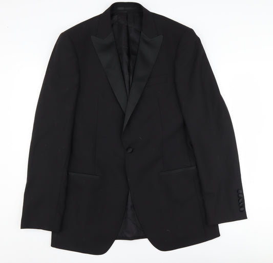 Marks and Spencer Men's Black Tuxedo Jacket 40L