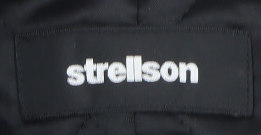 Strellson Women's Black Trench Coat Size 24