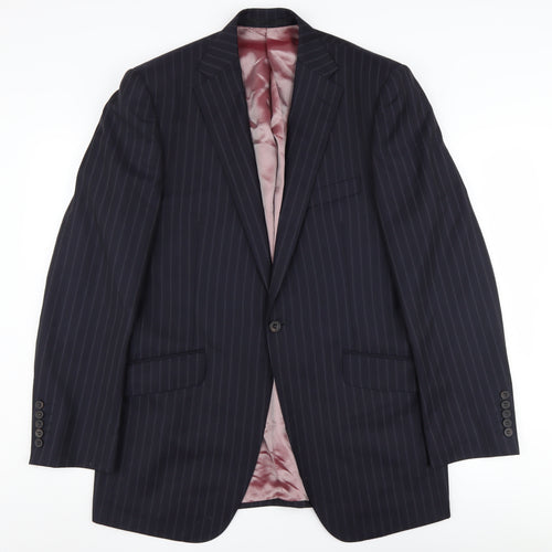 Marks and Spencer Men's Blue Blazer Size 40L