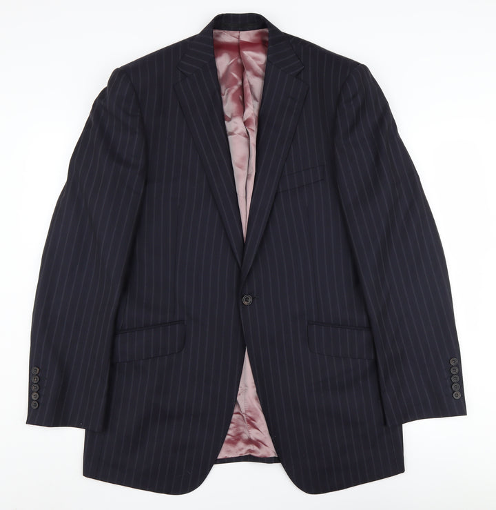 Marks and Spencer Men's Blue Blazer Size 40L