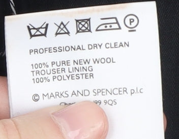 Marks and Spencer Men's Black Dress Pants