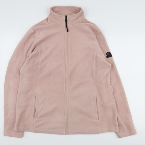 TOG24 Women's Pink Fleece Jacket Size 14 Regular Zip